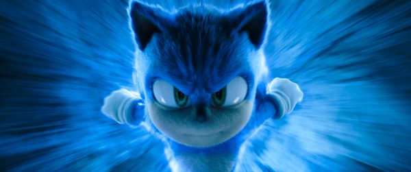 Sonic (Ben Schwartz) in Sonic the Hedgehog 3 from Paramount Pictures and Sega of America, Inc.