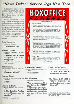 BoxOffice Magazine Cover 1938
